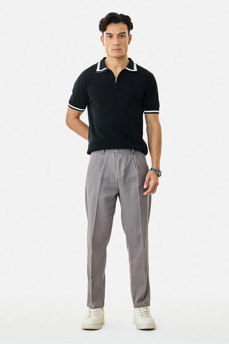 Snitch  Baggy Linen Blend Trousers for Men | Best Price UAE